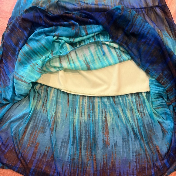 💲8️⃣ New Directions Maxi Skirt SIZE M- 3 Tiers, Mesh, Inside lining to knee - Picture 9 of 9